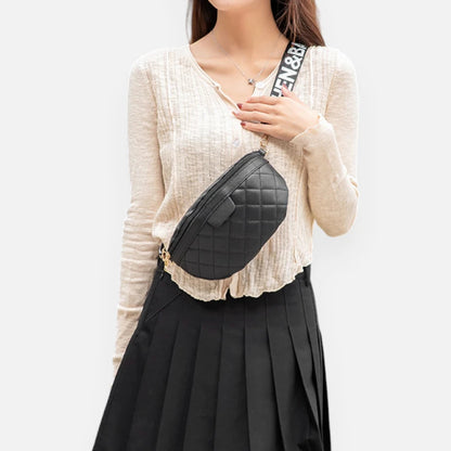 Sac banane matelassé à bandoulière Sidonie