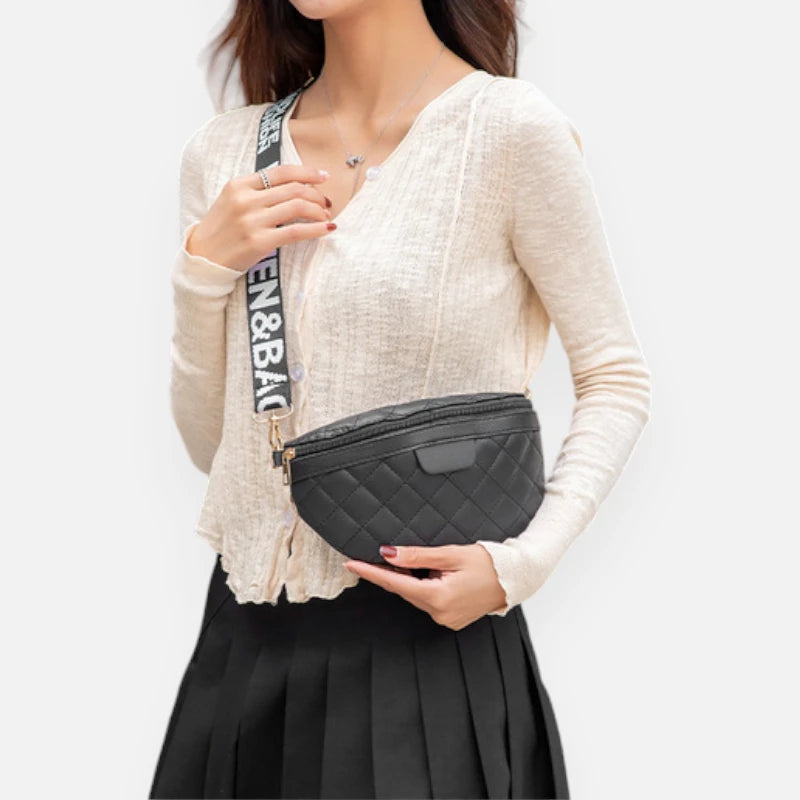 Sac banane matelassé à bandoulière Sidonie