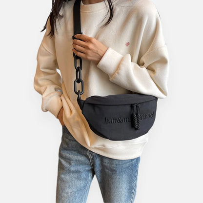 Grand sac banane tendance à bandoulière Pauline