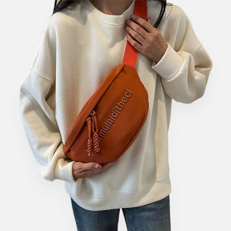 Grand sac banane tendance à bandoulière Pauline