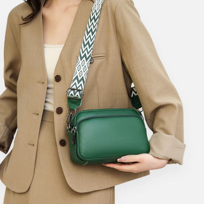 Sac banane cuir rectangulaire à bandoulière Gabrielle