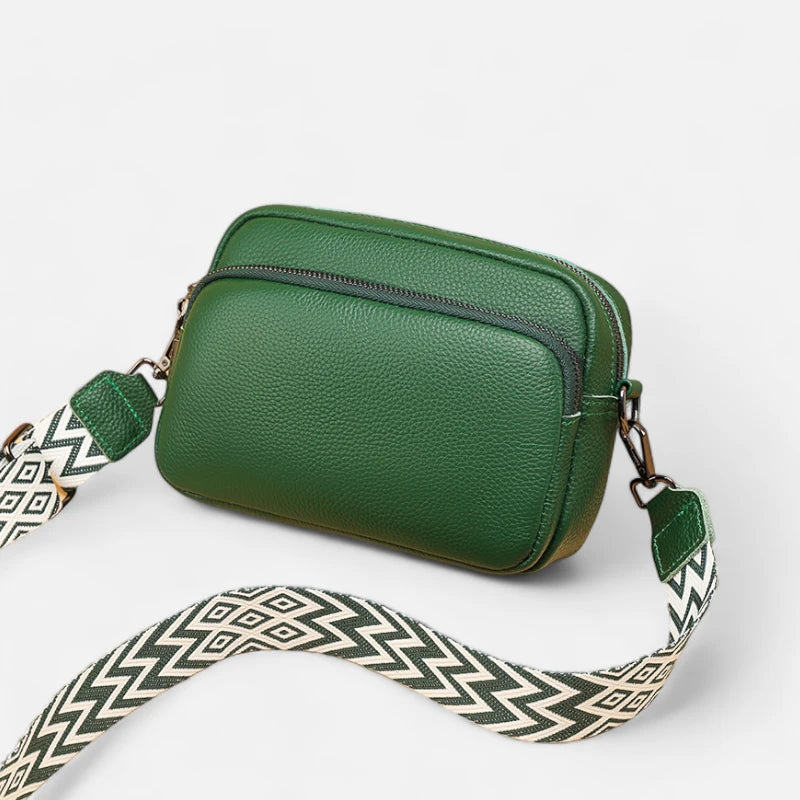 Sac banane cuir rectangulaire à bandoulière Gabrielle