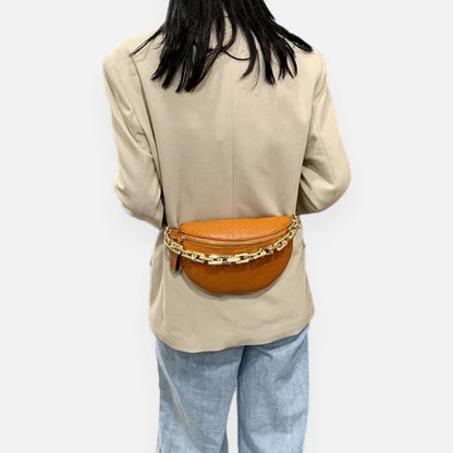 Sac banane bandoulière avec chaîne dorée Hortense