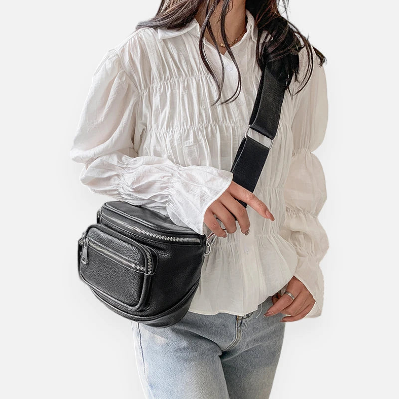 Sac banane chic à bandoulière Léa