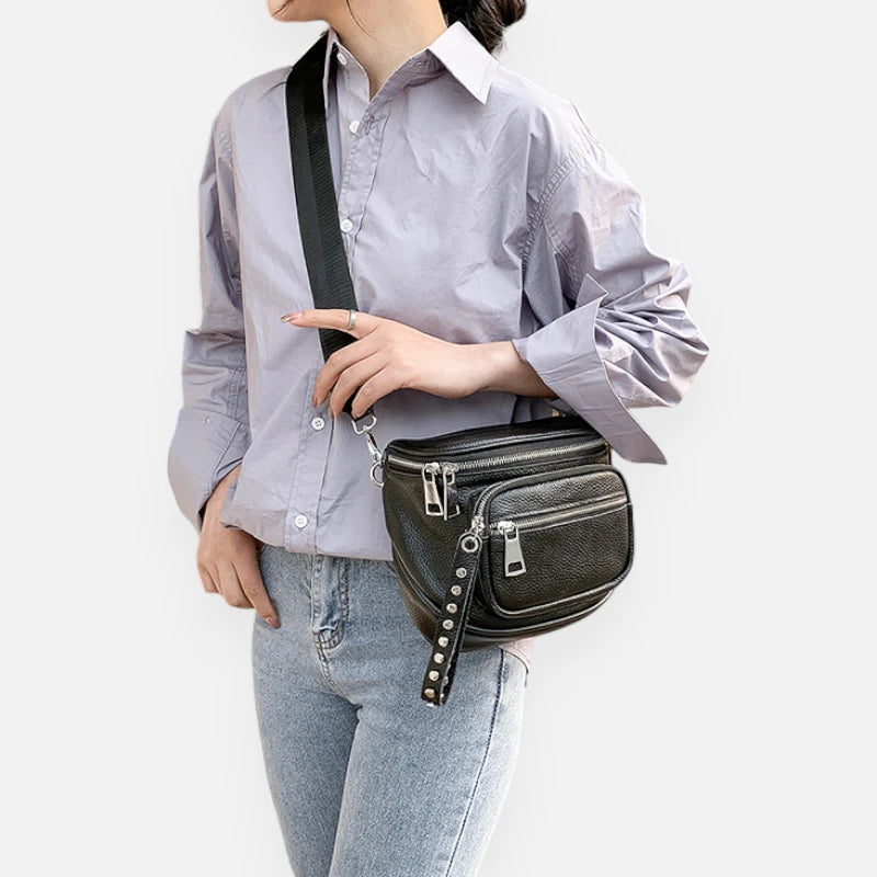 Sac banane chic à bandoulière Léa