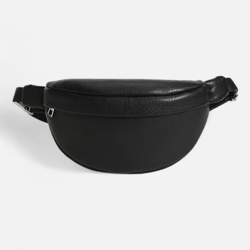 Sac banane bandoulière noir Léonie