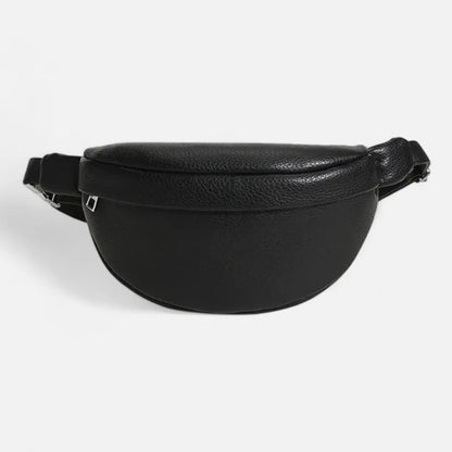 Sac banane bandoulière noir Léonie