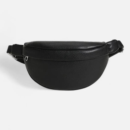 Sac banane bandoulière noir Léonie