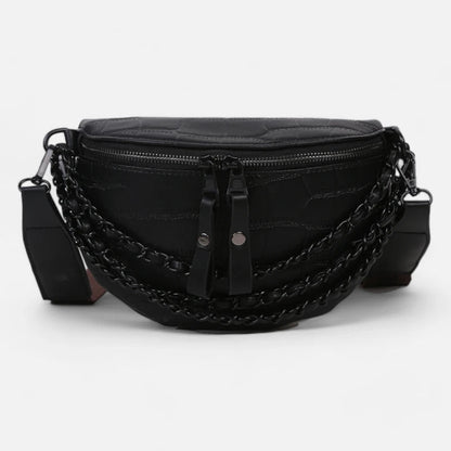 Sac banane bandoulière imitation croco Vivienne