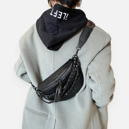 Sac banane bandoulière imitation croco Vivienne