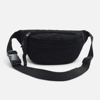 Sac banane velours côtelé tendance Alice