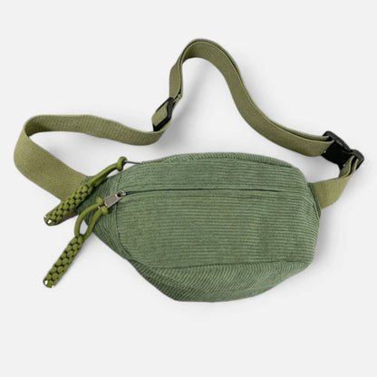 Sac banane velours côtelé tendance Alice