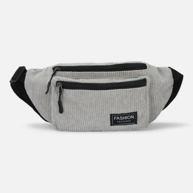 Sac banane velours rectangulaire Suzanne