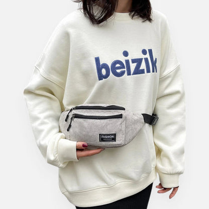 Sac banane velours rectangulaire Suzanne