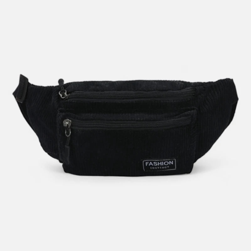 Sac banane velours rectangulaire Suzanne