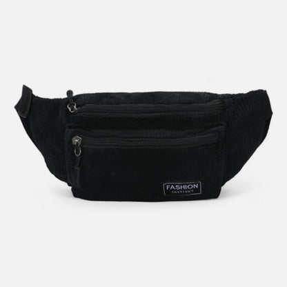 Sac banane velours rectangulaire Suzanne