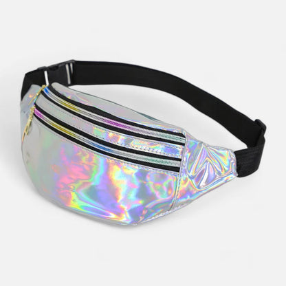 Sac banane holographique brillant tendance Mélodie