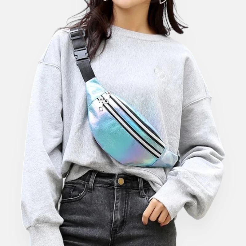 Sac banane holographique tendance Luna