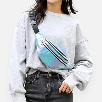 Sac banane holographique tendance Luna