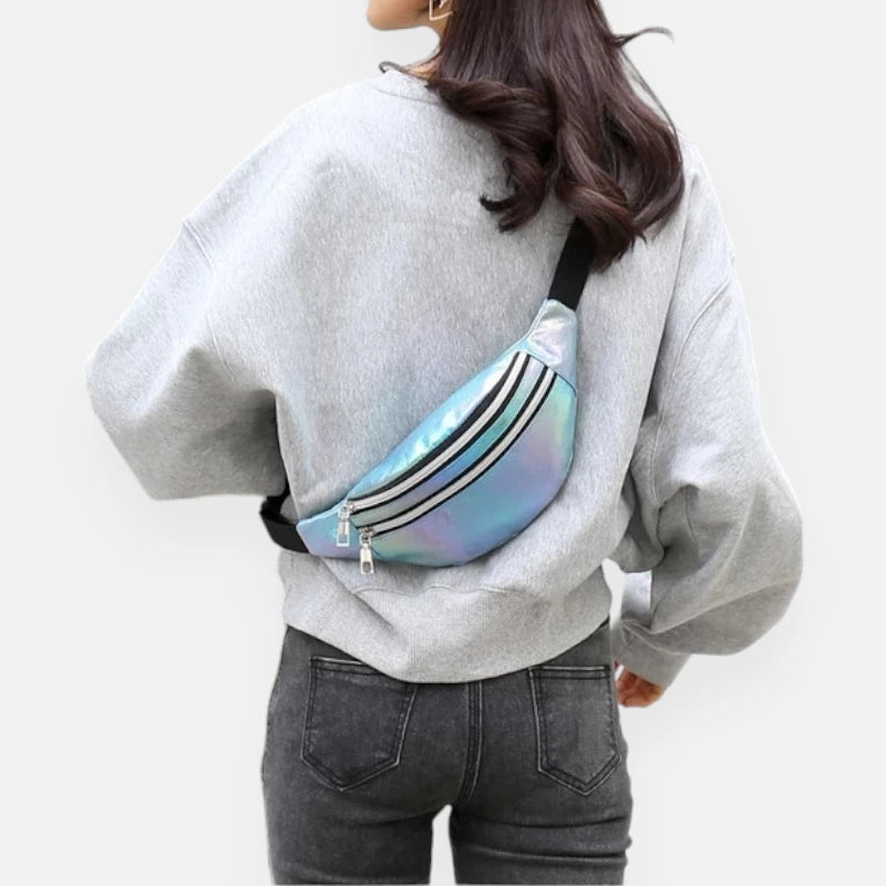 Sac banane holographique tendance Luna