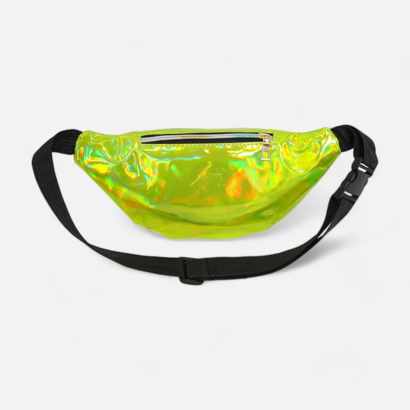 Sac banane holographique brillant tendance Mélodie