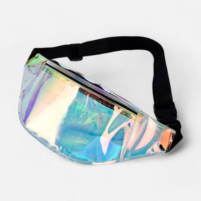 Sac banane holographique transparent tendance Agathe