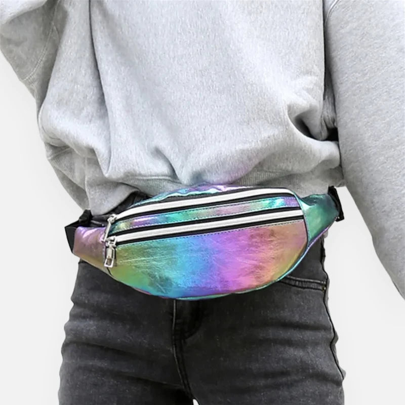 Sac banane holographique tendance Luna