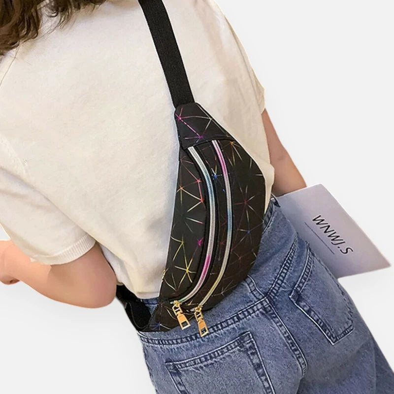 Sac banane holographique tendance Solange