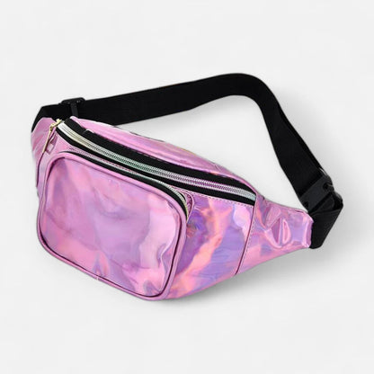 Sac banane holographique brillant tendance Lucette