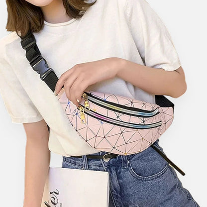 Sac banane holographique tendance Solange