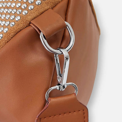 Sac banane chic à bandoulière avec strass Coraline