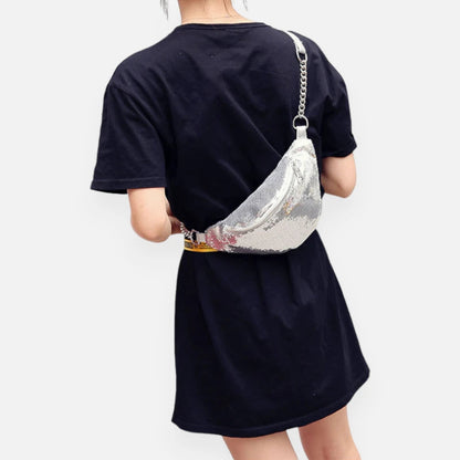 Sac banane sequin chic à bandoulière Vivette