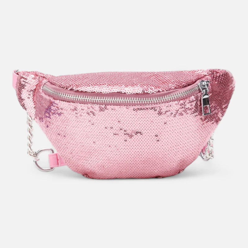 Sac banane sequin chic à bandoulière Vivette