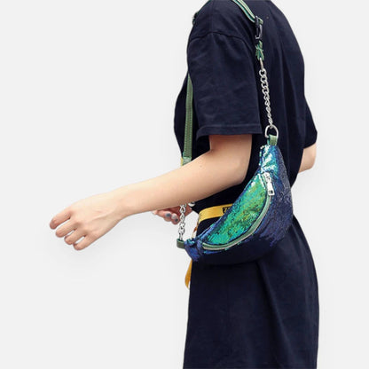 Sac banane sequin chic à bandoulière Vivette