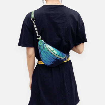 Sac banane sequin chic à bandoulière Vivette