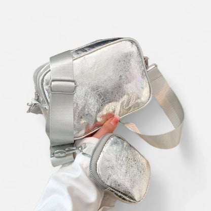 Sac banane métallisé rectangulaire Raphaëlle