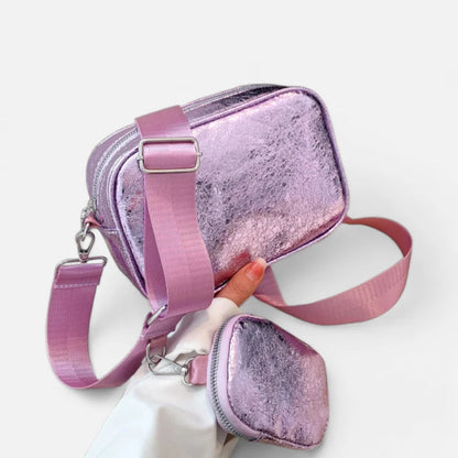 Sac banane métallisé rectangulaire Raphaëlle