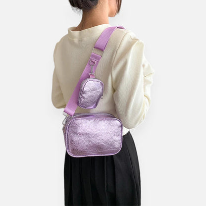 Sac banane métallisé rectangulaire Raphaëlle