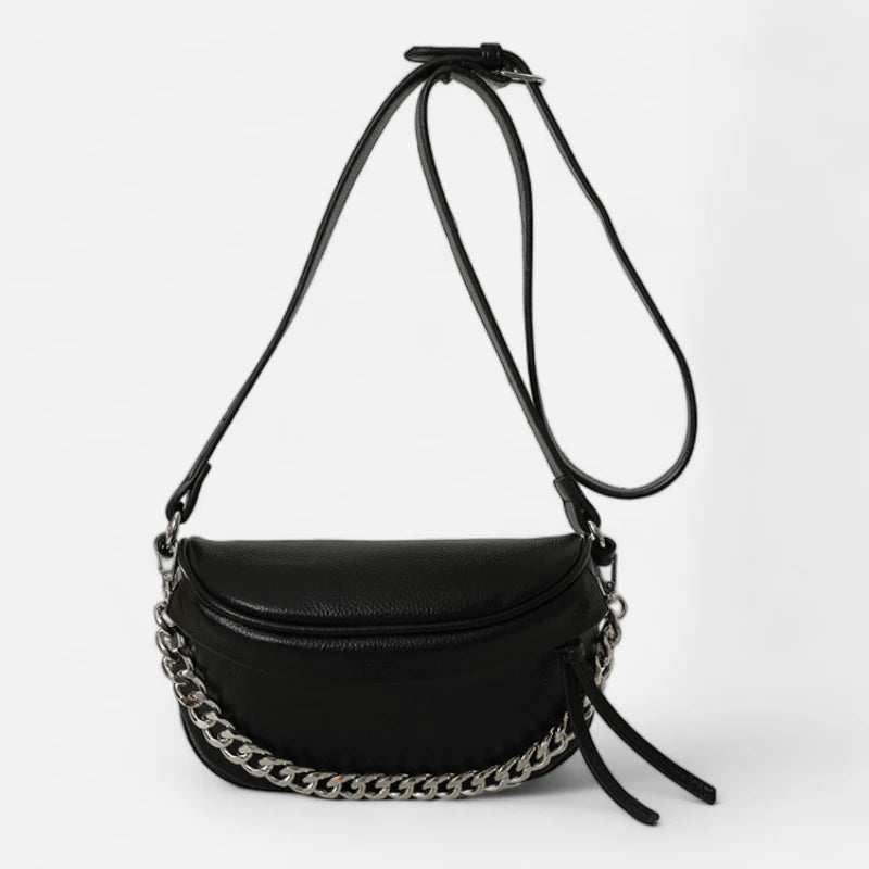 Sac banane métallisé à bandoulière Nadège