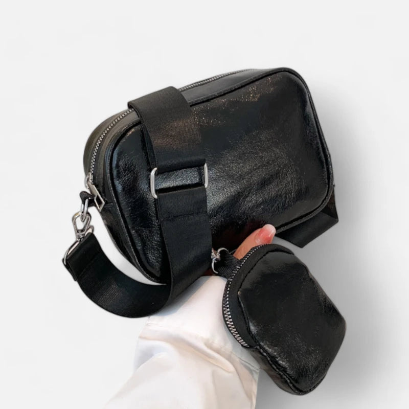 Sac banane métallisé rectangulaire Raphaëlle