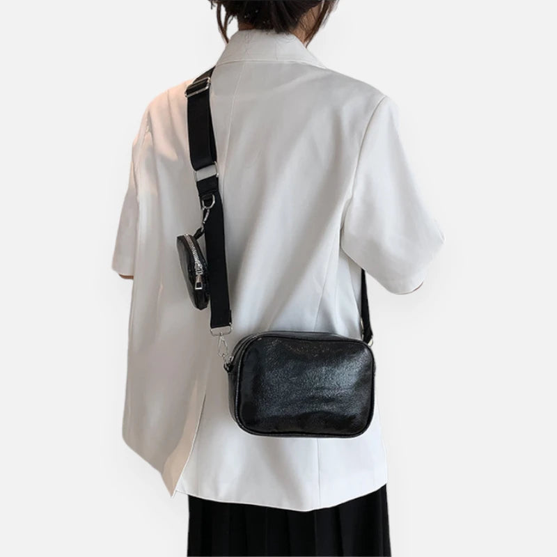 Sac banane métallisé rectangulaire Raphaëlle