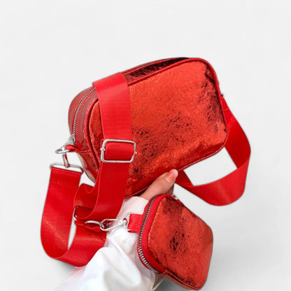 Sac banane métallisé rectangulaire Raphaëlle