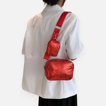 Sac banane métallisé rectangulaire Raphaëlle