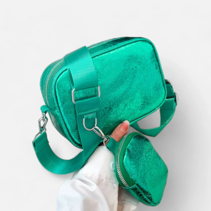 Sac banane métallisé rectangulaire Raphaëlle