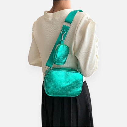 Sac banane métallisé rectangulaire Raphaëlle