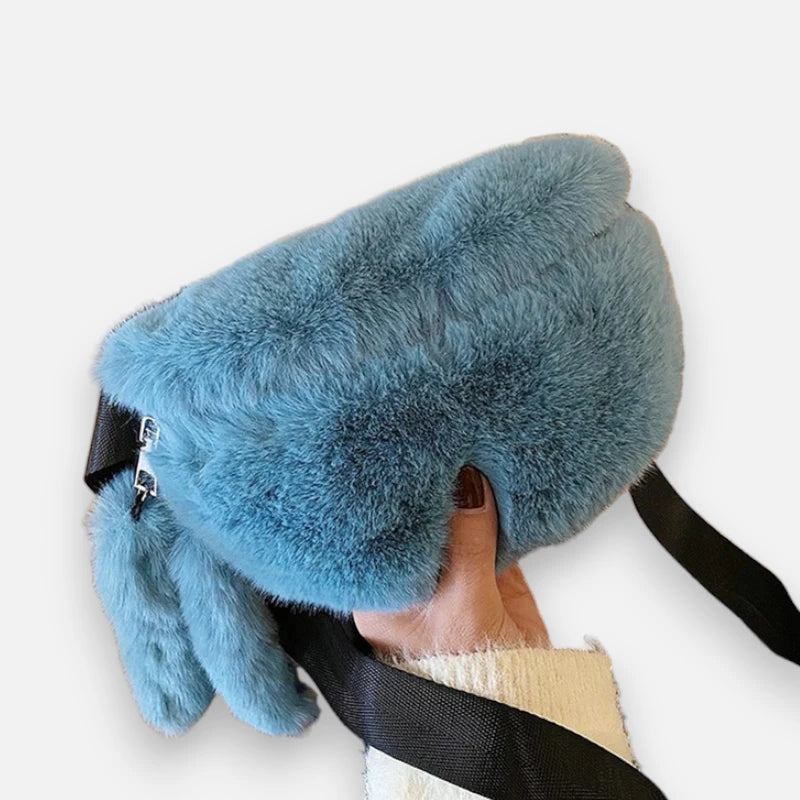 Sac banane peluche chic Clarisse