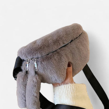 Sac banane peluche chic Clarisse