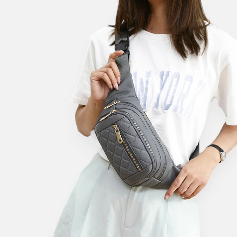 Sac banane tissu matelassé tendance Lise