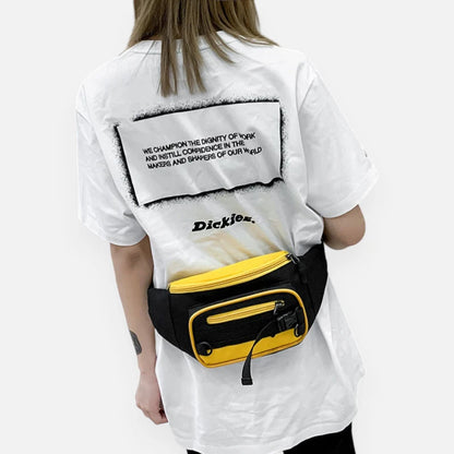 Sac banane tissu bi-color tendance Yolande