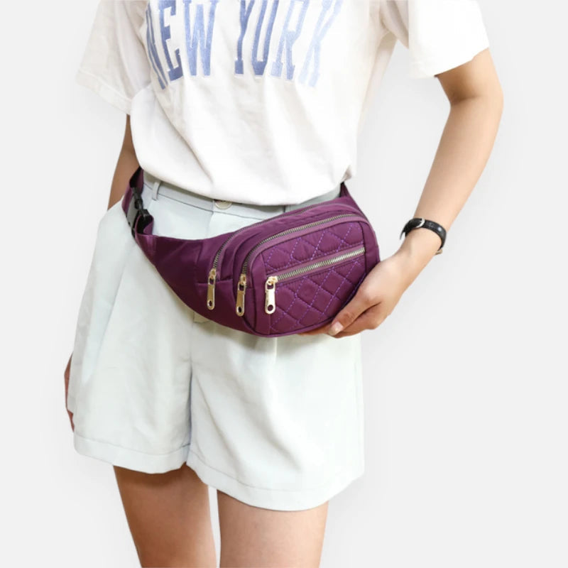 Sac banane tissu matelassé tendance Lise